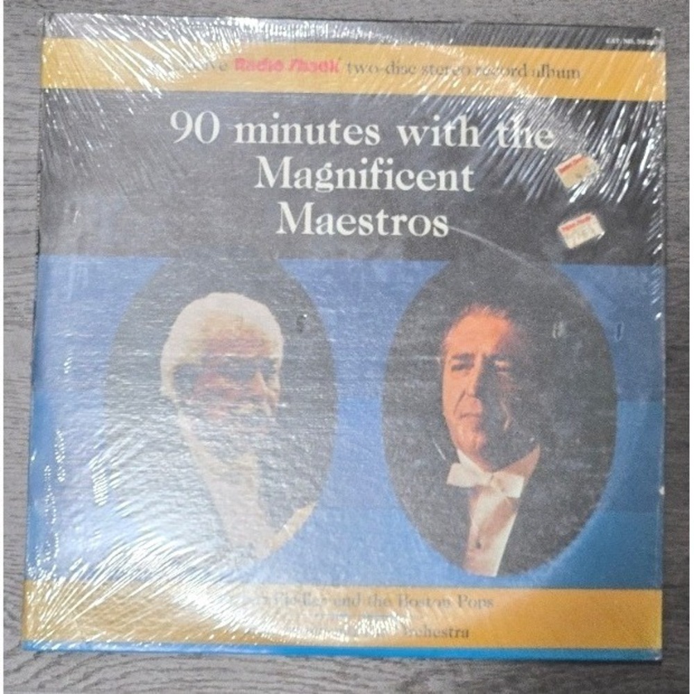 Arthur Fiedler & Mantovani - 90 Minutes with the Magnificent Maestros‎ (2-LP)